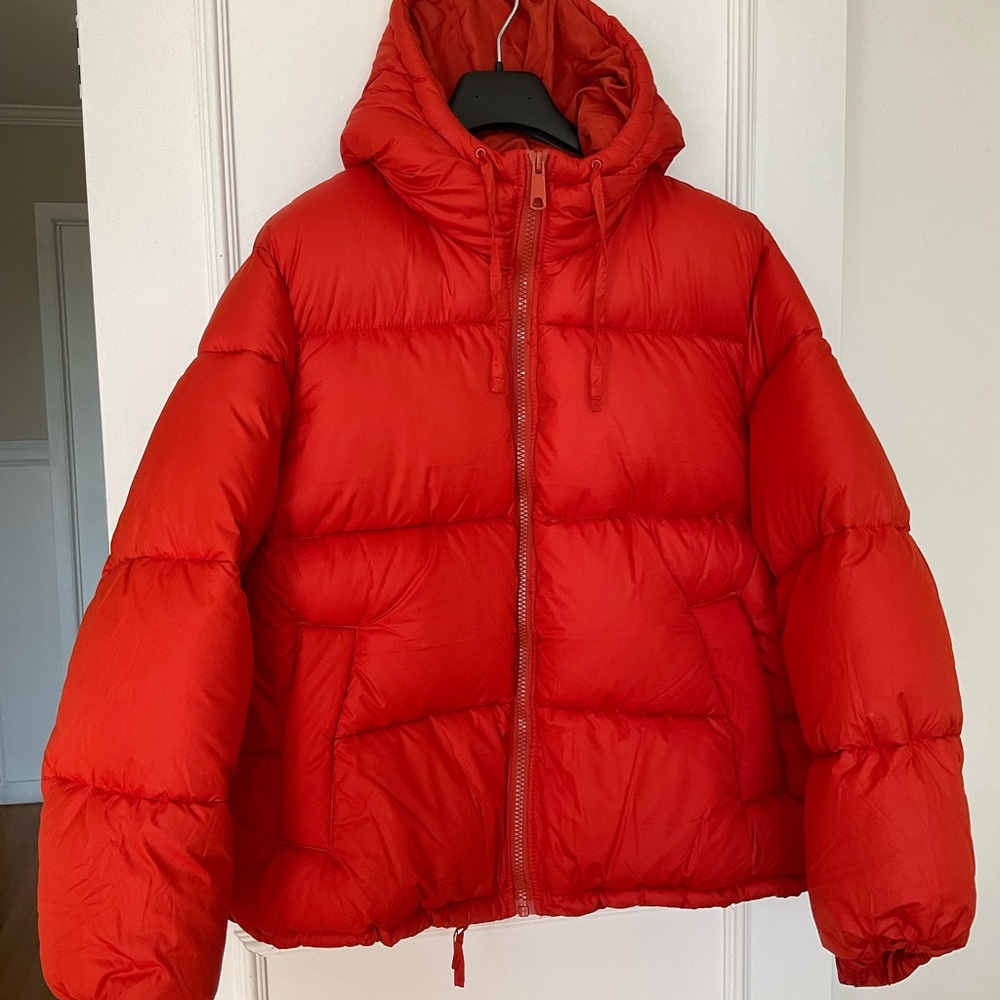 Women’s orange Puffer Jacket